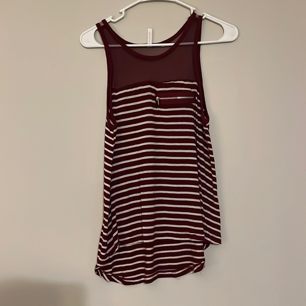 MAROON TANK TOP